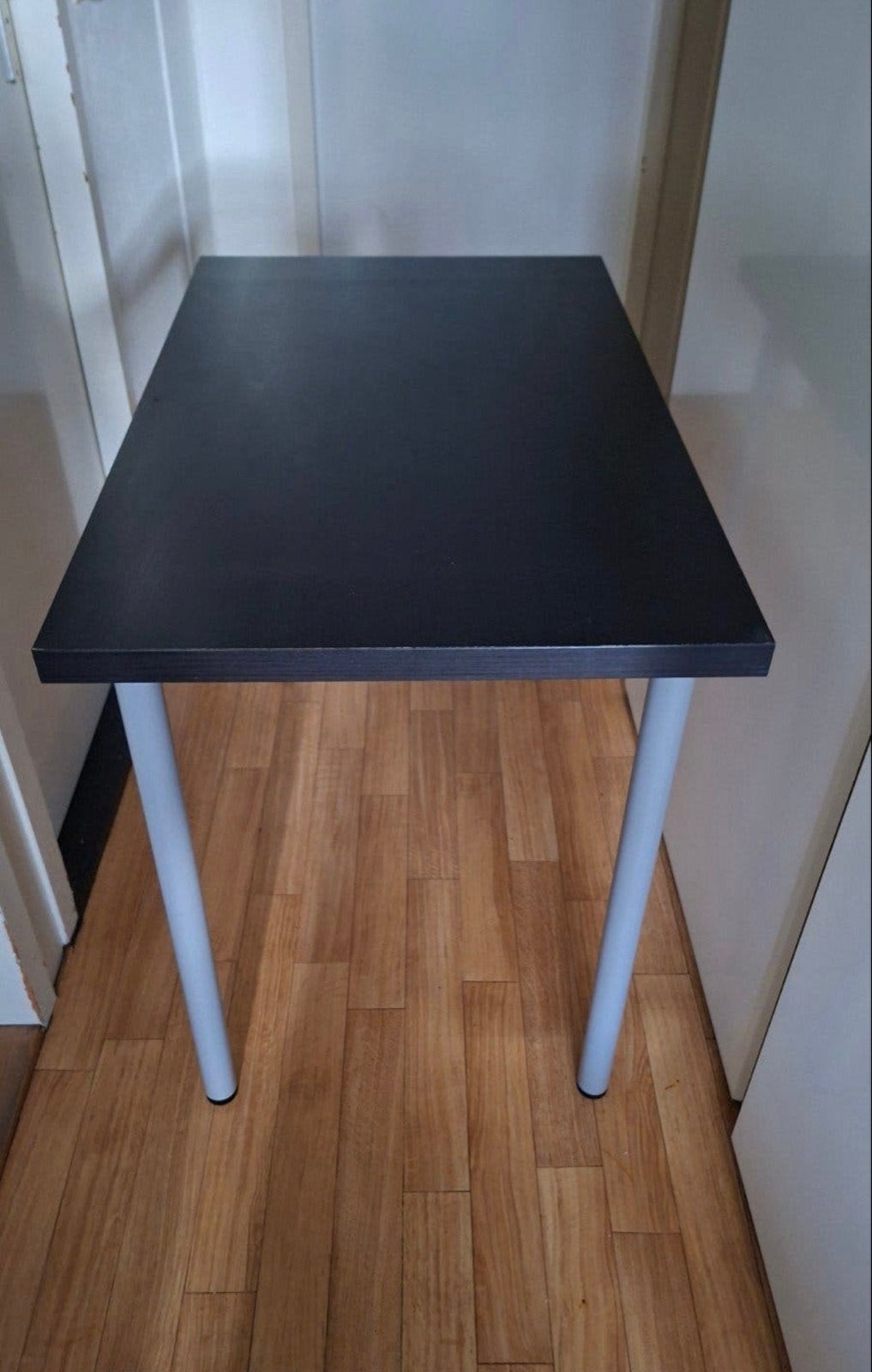 IKEA LINNMON / ADILS bureau/tafel, zwart, 100x60 cm, Ophalen, Overige materialen, Gebruikt, 100 tot 150 cm