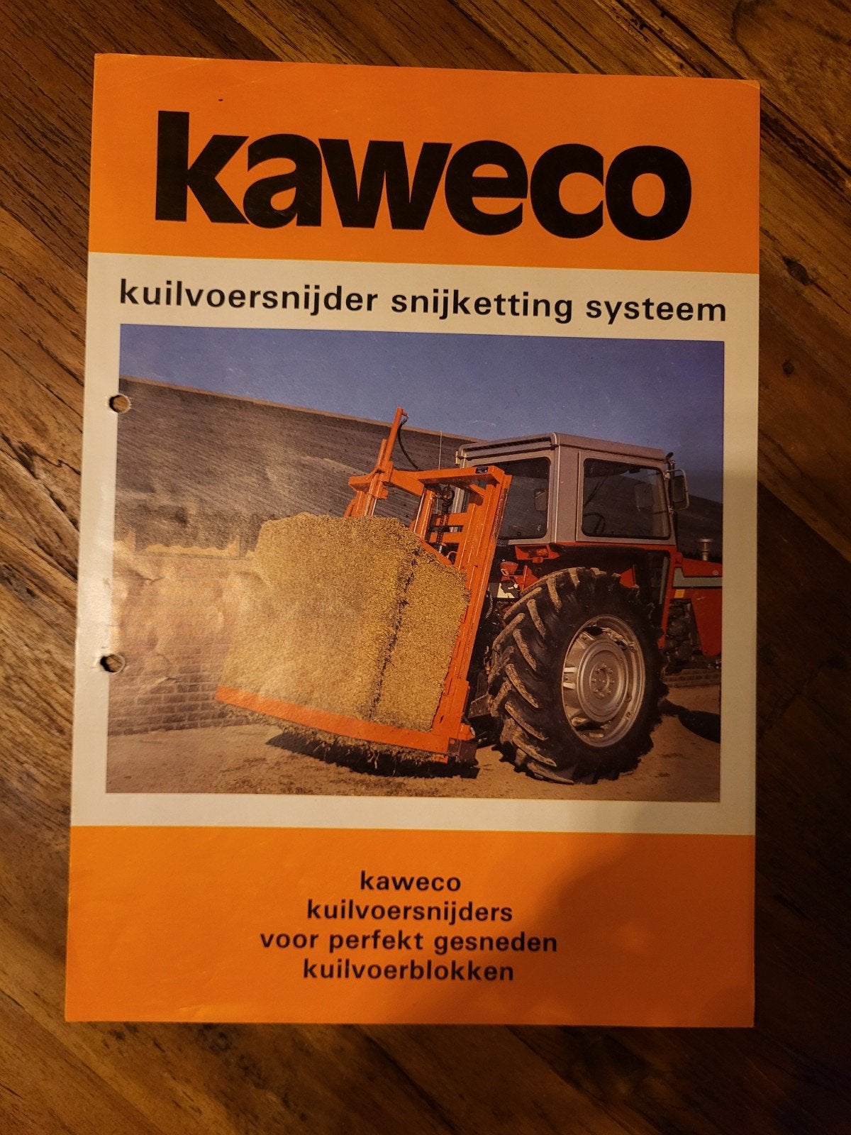 tractor folder Kaweco kuilvoersnijder, Ophalen of Verzenden, Zo goed als nieuw, Folder