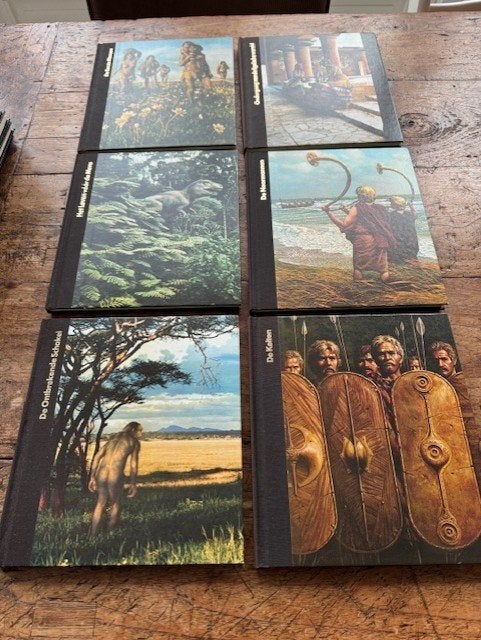 Time Life International- Het Ontstaan der Mensheid 6 boeken, Boeken, 14e eeuw of eerder, Overige gebieden, Diverse auteurs, Ophalen of Verzenden