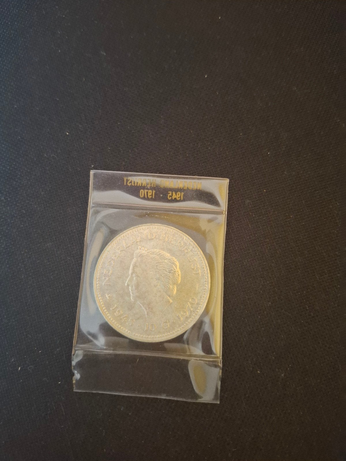 Juliana herdenkingsmunt €10. 1945-1970, Ophalen of Verzenden, Zilver