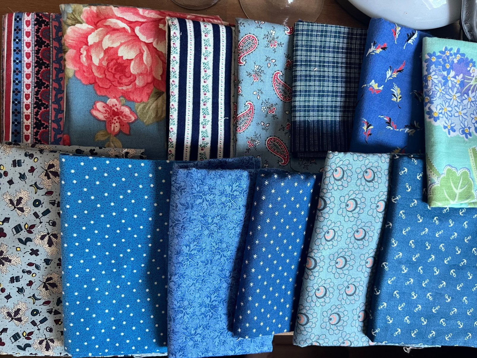 Quiltstoffen 10,- per meter, 120 cm of meer, 200 cm of meer, Ophalen of Verzenden, Zo goed als nieuw