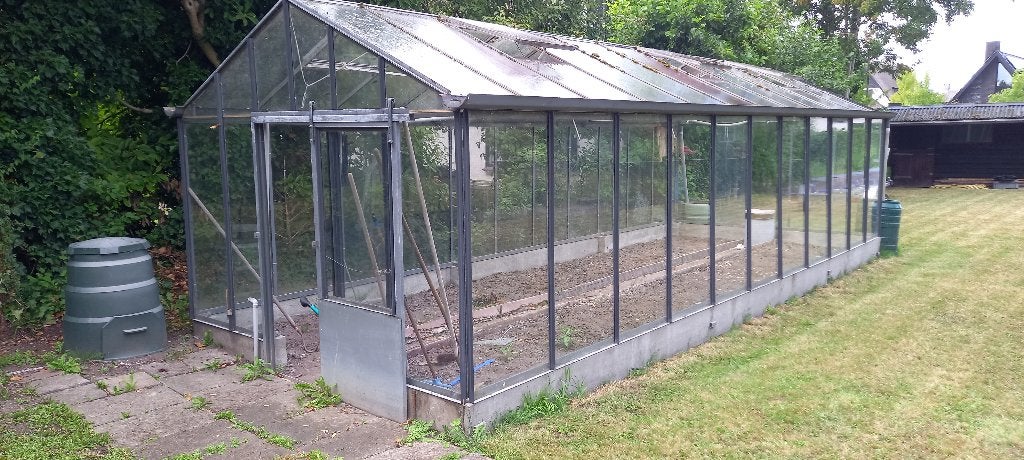 Semi-professionele hobbykas 24 m2, Tuin en Terras, Gebruikt, Kweekkas, Glas, Ophalen