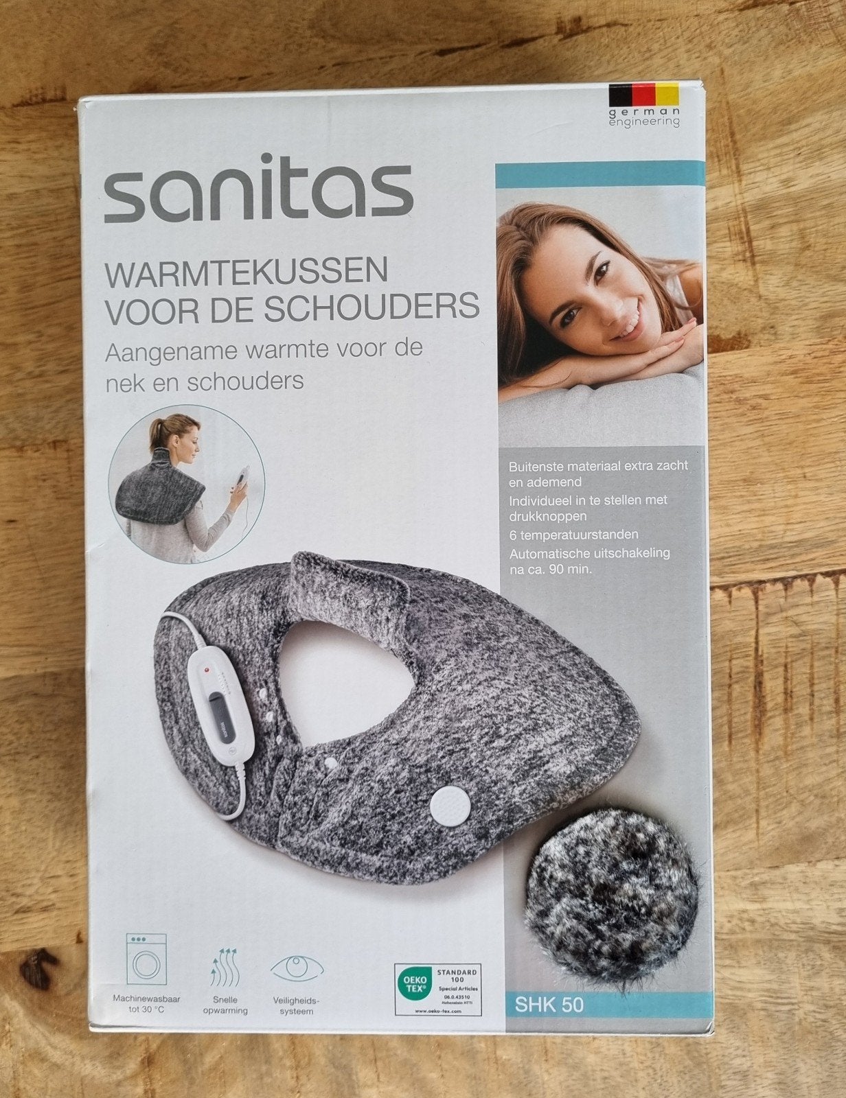 Sanitas Warmtekussen voor nek en schouders SHK 50, Ophalen of Verzenden, Nieuw, Overige typen