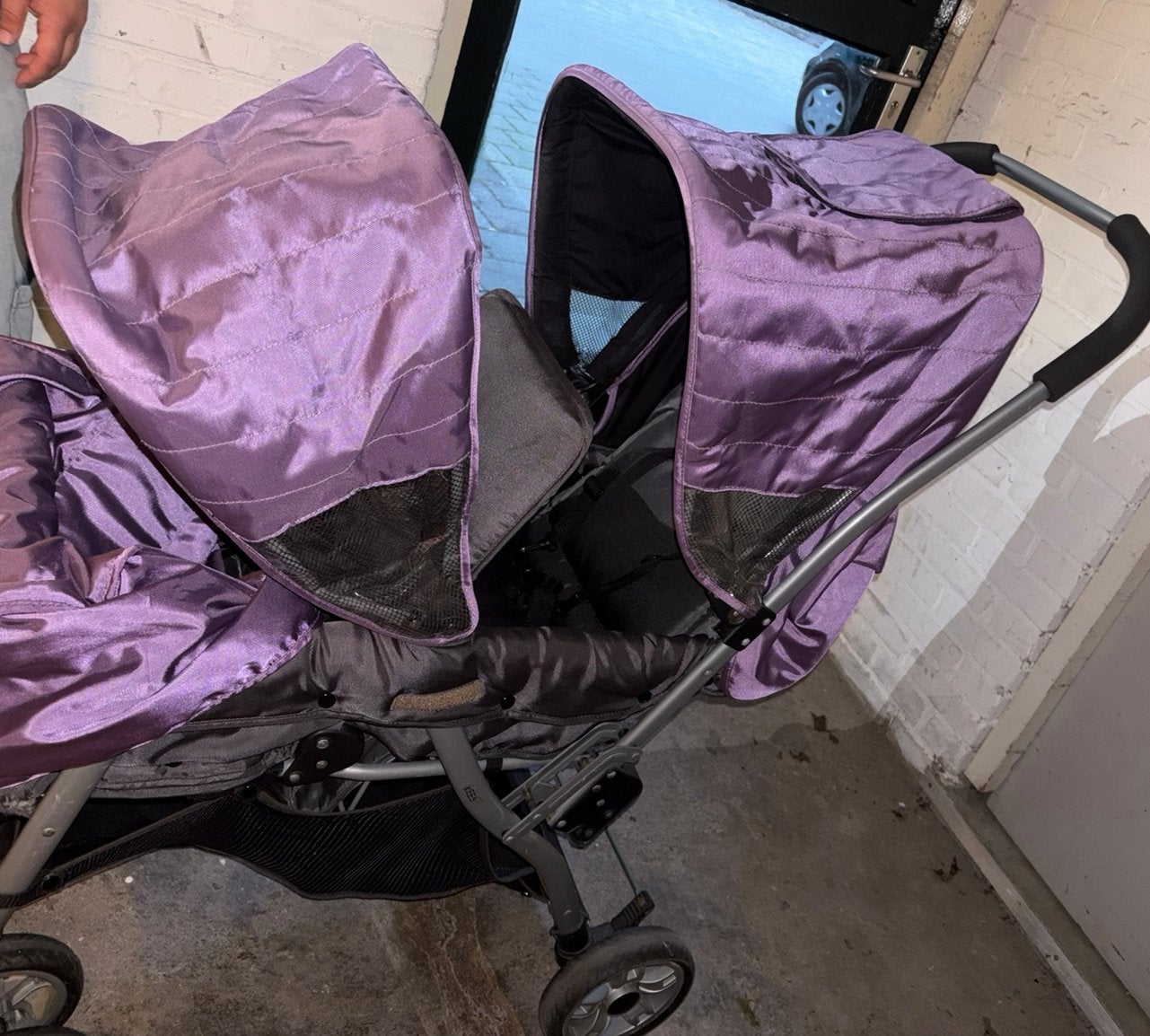 Duo buggy inklapbaar, Ophalen, Zo goed als nieuw