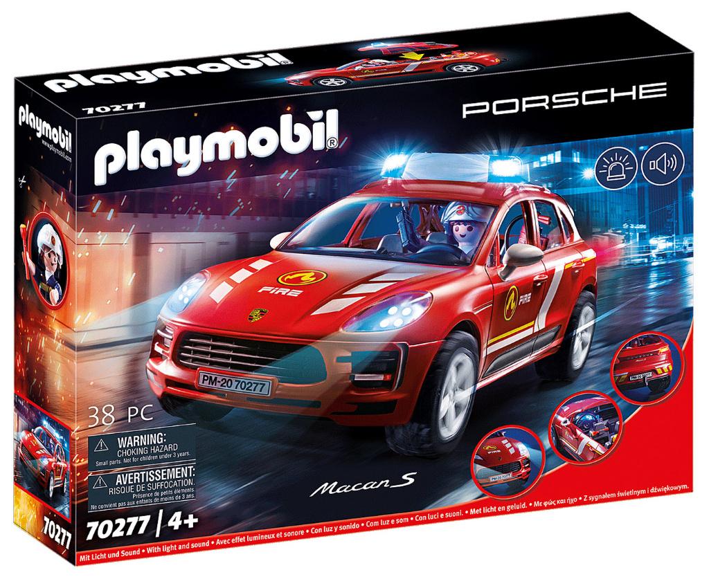PLAYMOBIL 70277 Porsche Macan S Brandweer OP=OP, Ophalen of Verzenden, Nieuw, Complete set