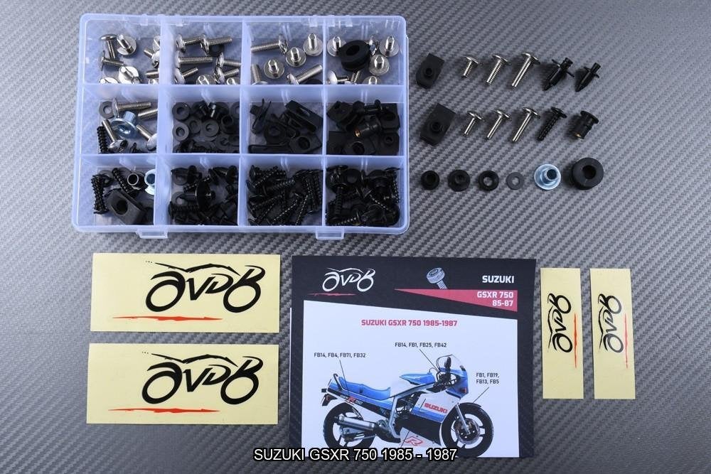 Kuip bouten set voor SUZUKI GSXR 750 1985 - 1987, Ophalen of Verzenden, Nieuw