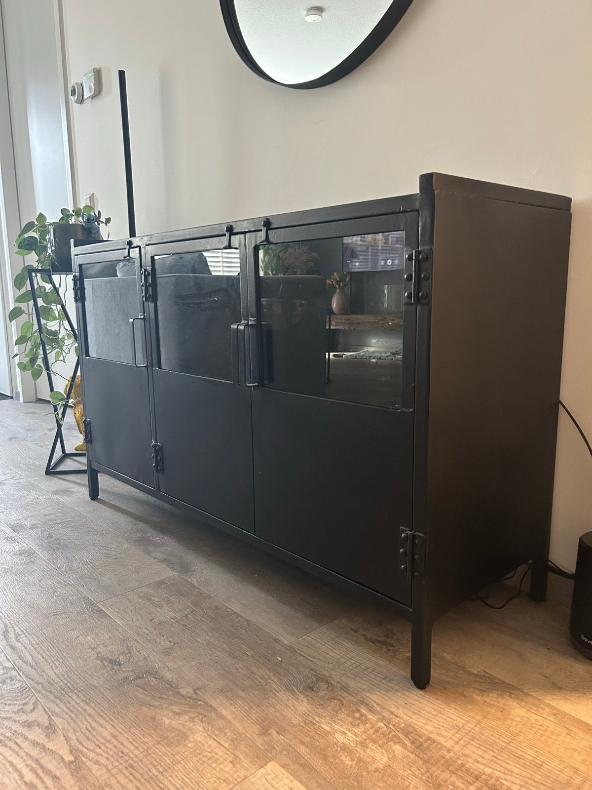Gratis Industrieel metalen dressoir van Gigameubel, Ophalen, Gebruikt, 100 tot 150 cm, Metaal