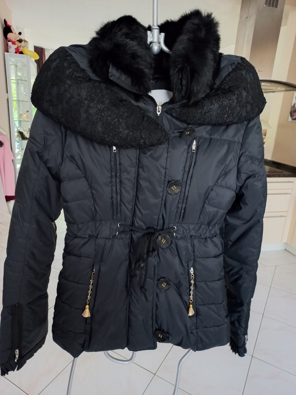 Zo goed als nieuwe Miss Nickelson winterjas, maat S, Kleding | Dames, Zwart, Ophalen of Verzenden, Zo goed als nieuw, Maat 36 (S)