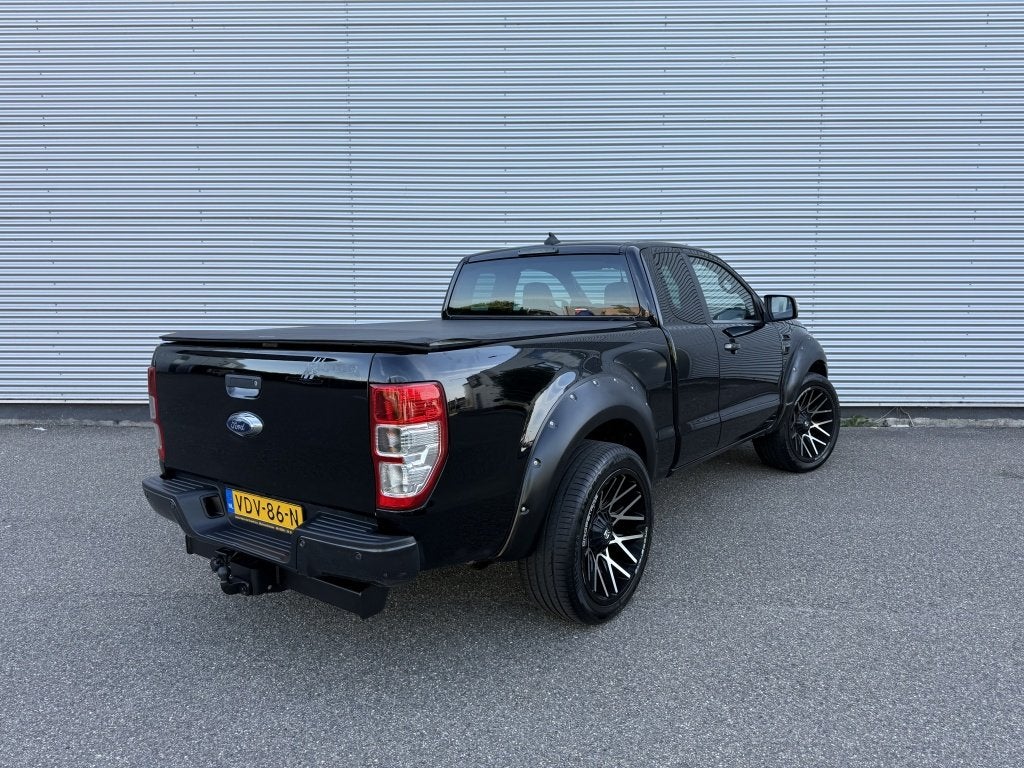 Ford Ranger 2.0 E.B. Wildtrak 213PK 4X4 ACC Camera Keyless t, Auto's, Ford, Euro 6, 4 cilinders, Zwart, Bedrijf