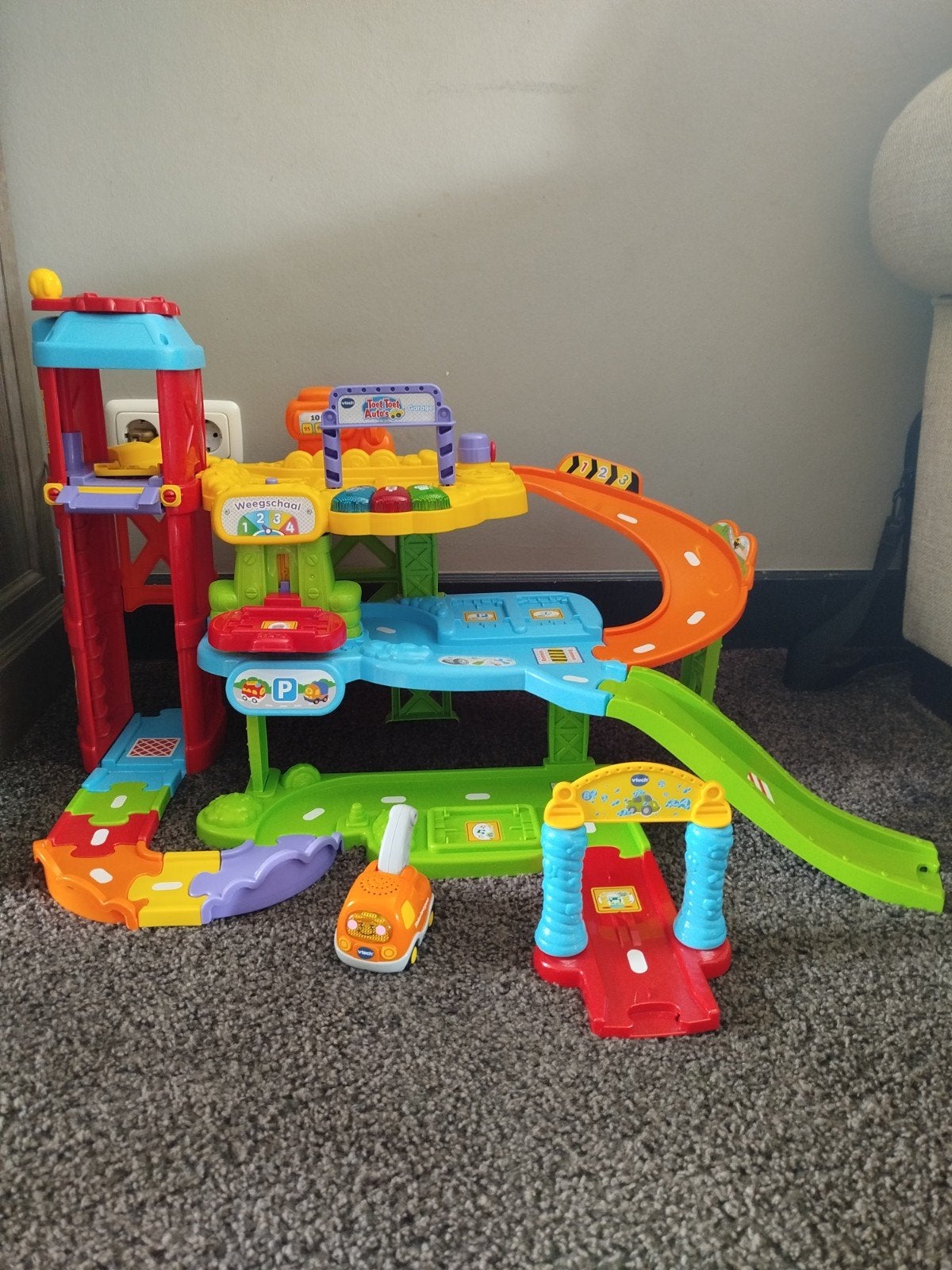 Toettoet Auto garage van Vtech, Ophalen, Gebruikt
