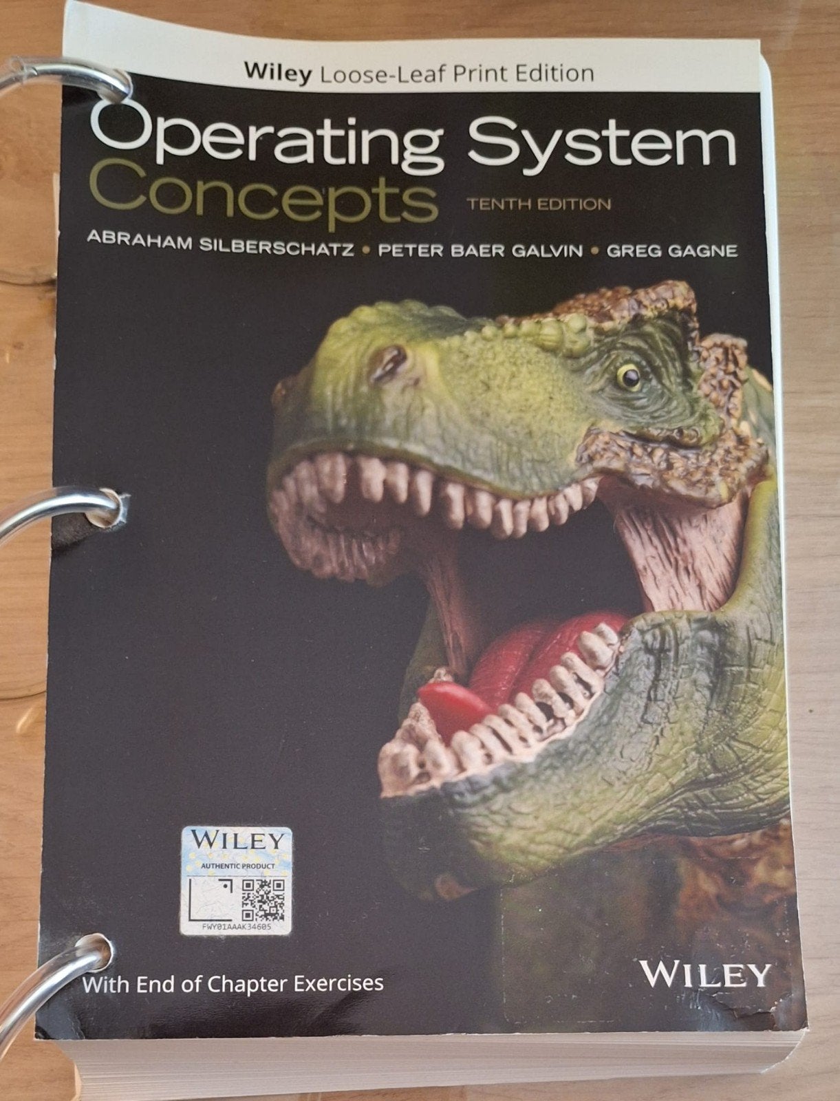 Operating System Concepts - 10e (ICT Boek), Ophalen, Zo goed als nieuw, Besturingssystemen, Abraham Silberschatz, Peter Baer Galvin, Greg Gagne