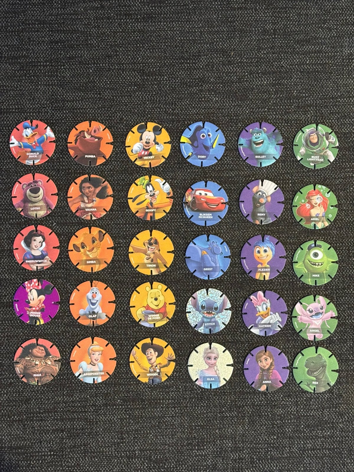 2 x Complete set Disney Diskeyz – 60 stuks incl specials, Verzamelen, Ophalen of Verzenden, Verzameling