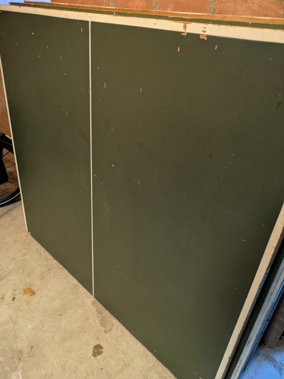 Tafeltennistafel heemskerk pingpongtafel, Sport en Fitness, Ophalen, Gebruikt, Tafel Indoor, Inklapbaar