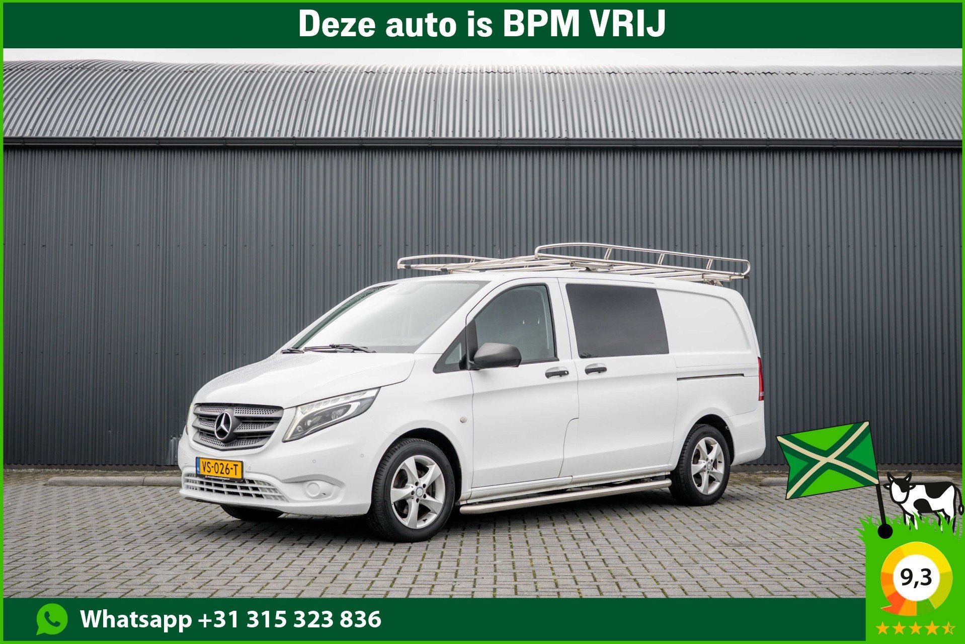 Mercedes-Benz Vito 116 CDI | 163 PK | DC 5-Zits | ILS | Auto, Auto's, Automaat, Euro 5, Gebruikt, Zwart
