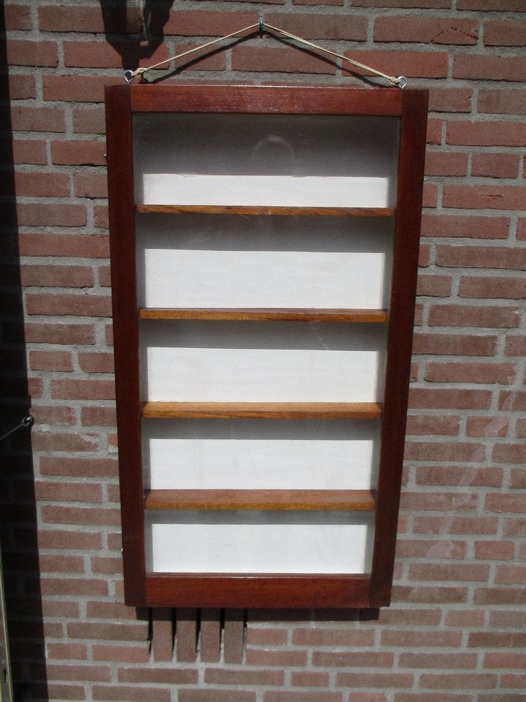 Prijzenkast / vitrine kast., Ophalen, Met plank(en), Gebruikt, 100 tot 150 cm