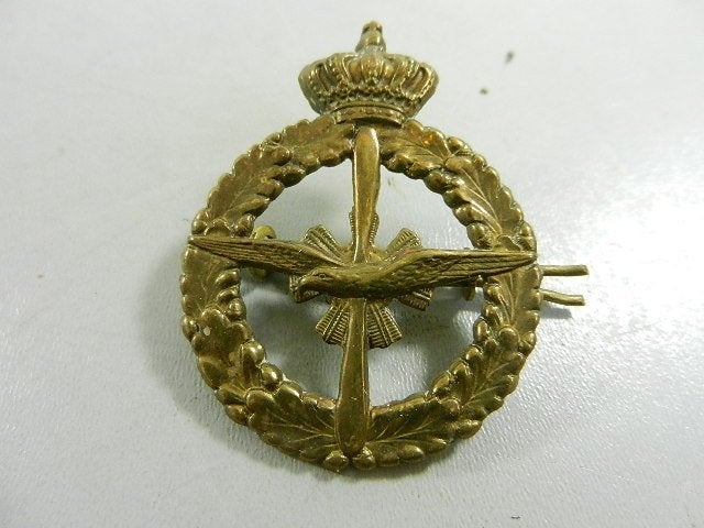 Baretembleem Commando Luchtvaarttroepen Luchtmacht, Ophalen of Verzenden, Luchtmacht, Nederland, Embleem of Badge