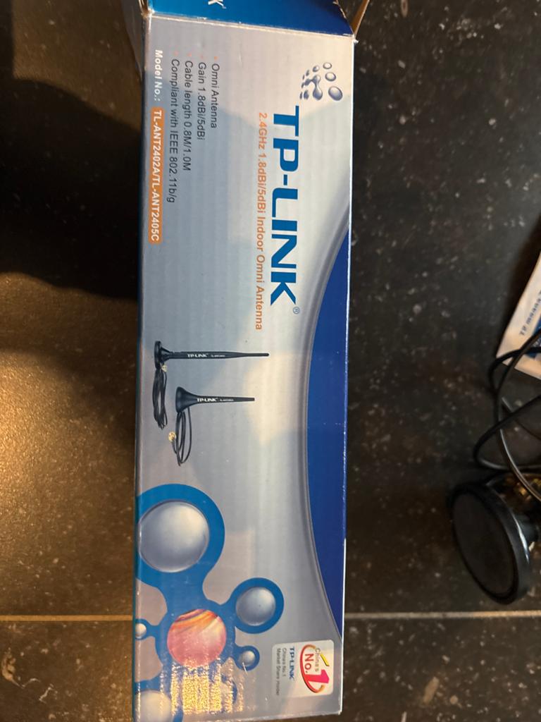 TP-Link Omni Antenne 2.4GHz 5dBi Indoor, Ophalen of Verzenden, Zo goed als nieuw