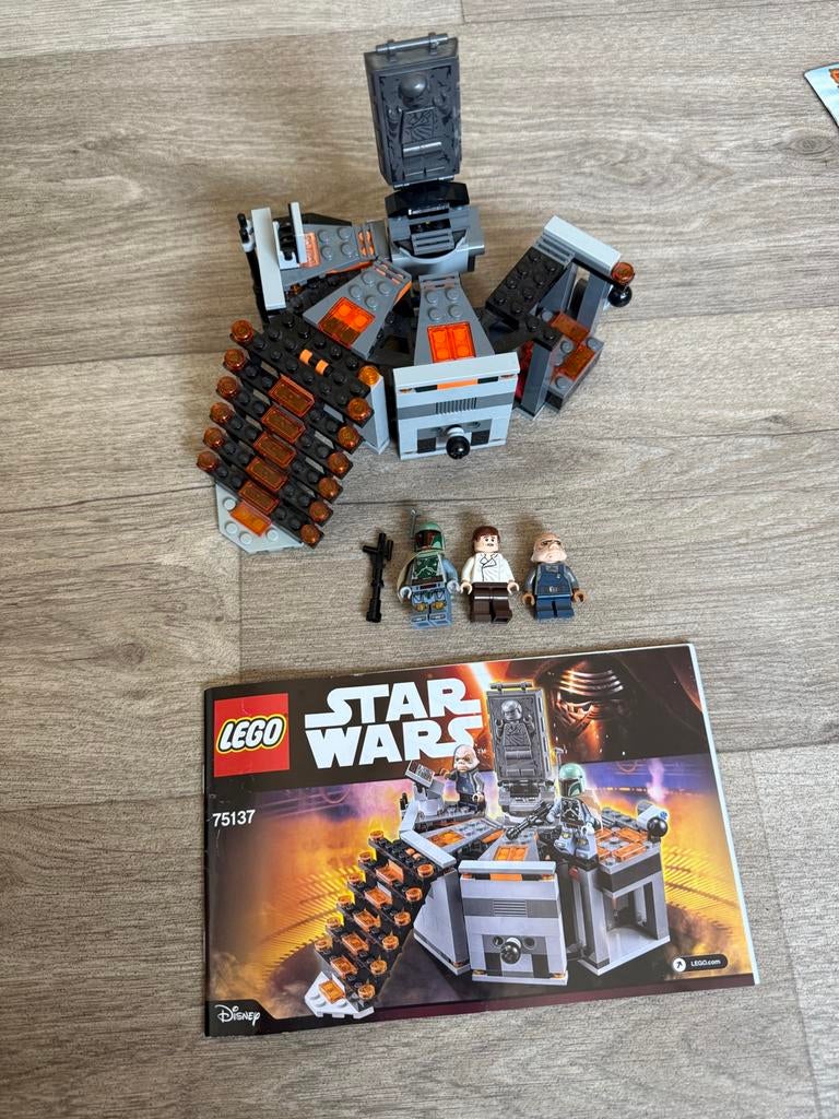 Lego Star Wars carbon freezing chamber 75137, Star Wars, Lego, Ophalen of Verzenden, Complete set