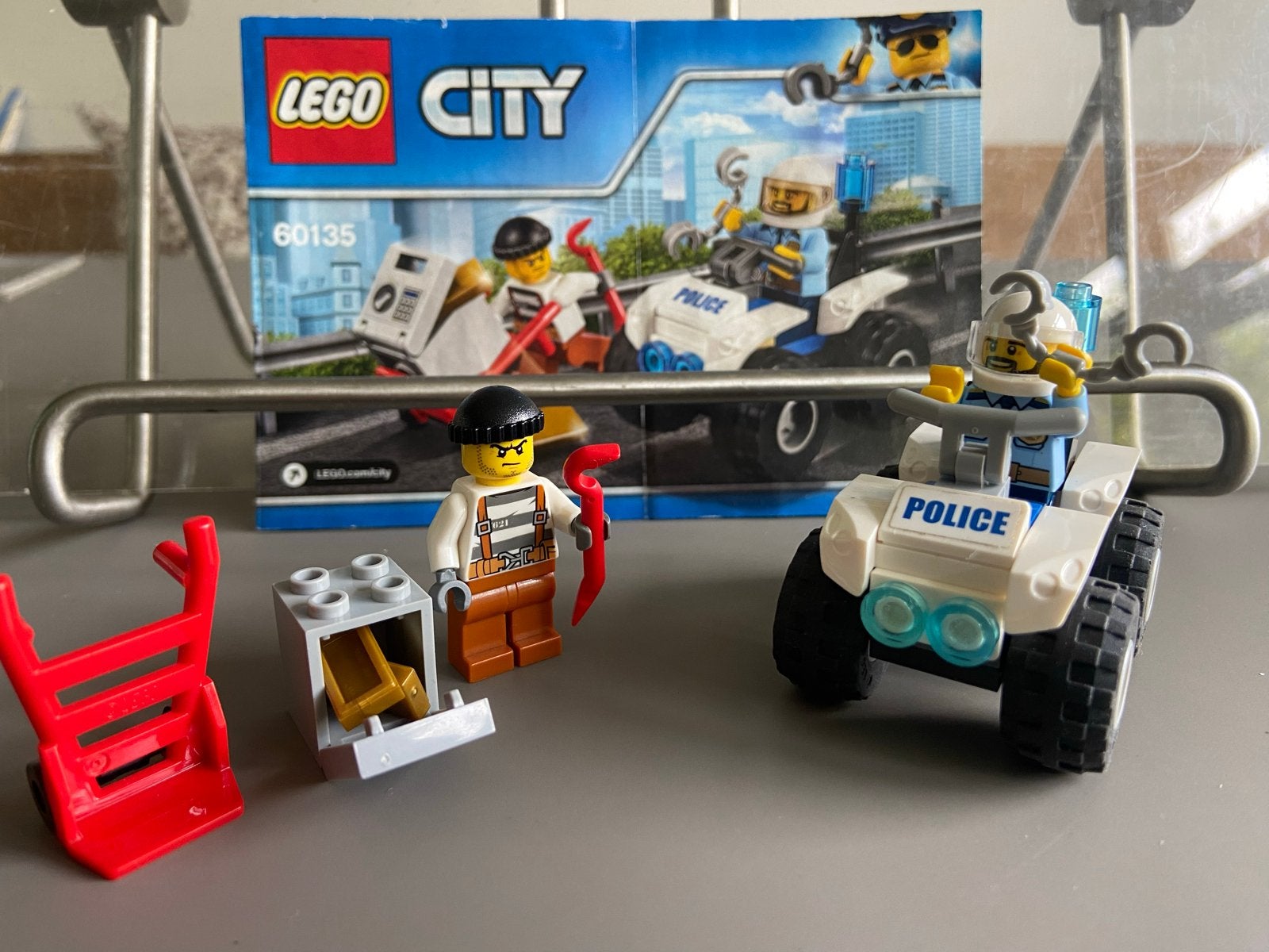 LEGO City 60135 ATV Arrestatie met instructies, City, Lego, Ophalen of Verzenden, Zo goed als nieuw