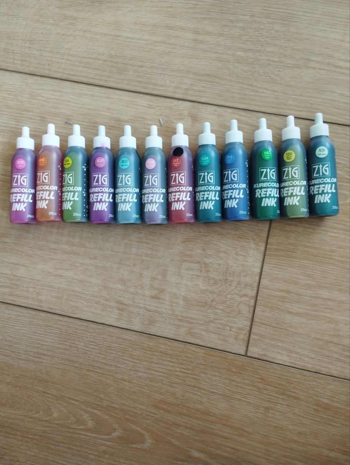 ZIG Kurecolor Refill Inkt - Diverse Kleuren (25cc), Ophalen of Verzenden