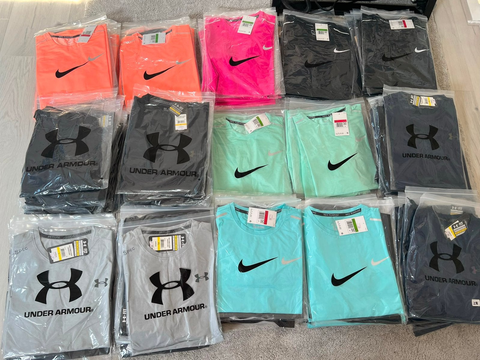Zomersetjes | maten m & l | under armour & nike miller set, Ophalen of Verzenden, Nieuw, Zwart