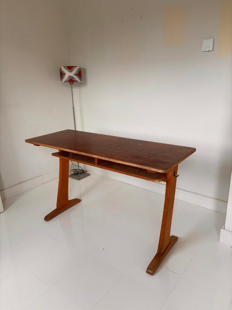 Vintage Casala bureau 130cm, Ophalen, Overige typen, 160 cm, Gebruikt
