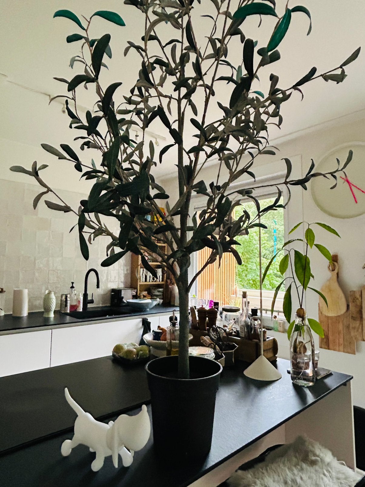 Ikea Kunst olijfboom, Binnen, Groen, Kunstplant, Ophalen of Verzenden