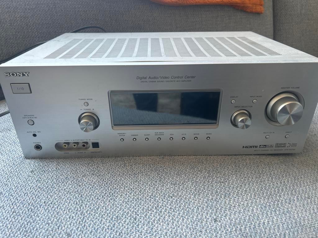 Sony STR-DG700 Multi Channel AV Receiver - Zilver, Audio, Tv en Foto, Versterkers en Receivers, Verzenden, Zo goed als nieuw, 60 tot 120 watt