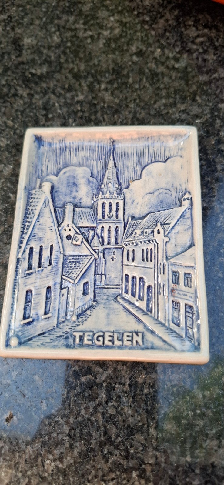 St Martinustraat Tegelen bordje JaBo keramiek, Ophalen of Verzenden