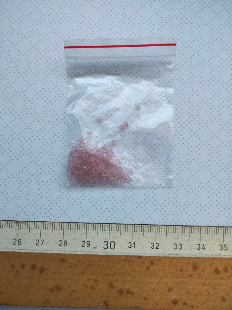 Roze glaskralen voor sieraden maken, Ophalen, Nieuw, Kraal