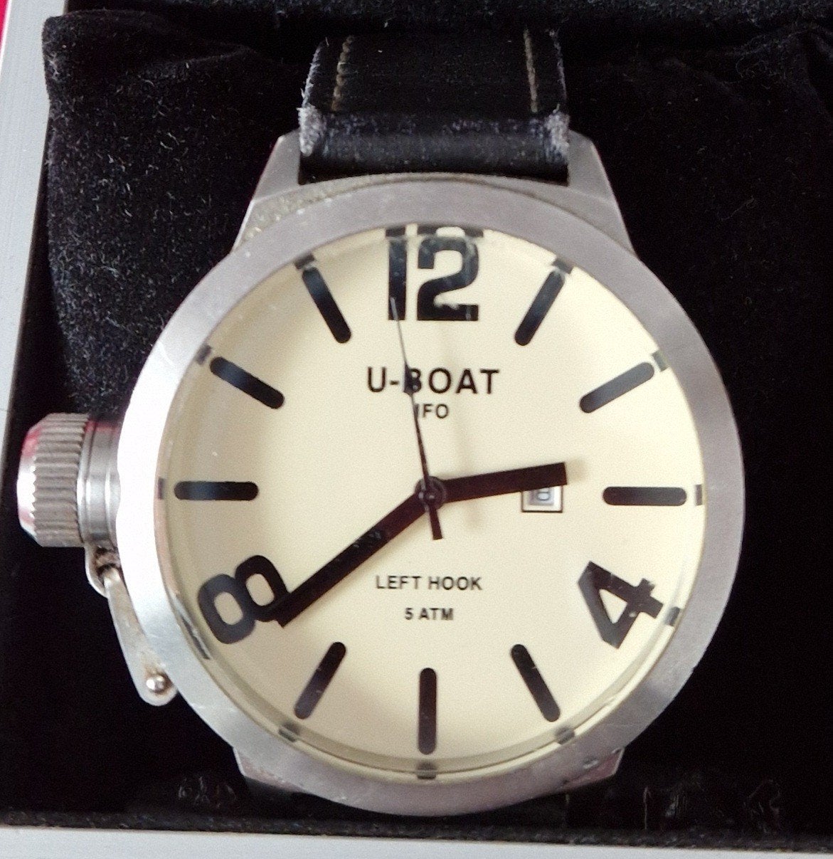 U BOAT LEFTHOOK 53 MM, Ophalen of Verzenden, Staal, Overige merken, 1960 of later