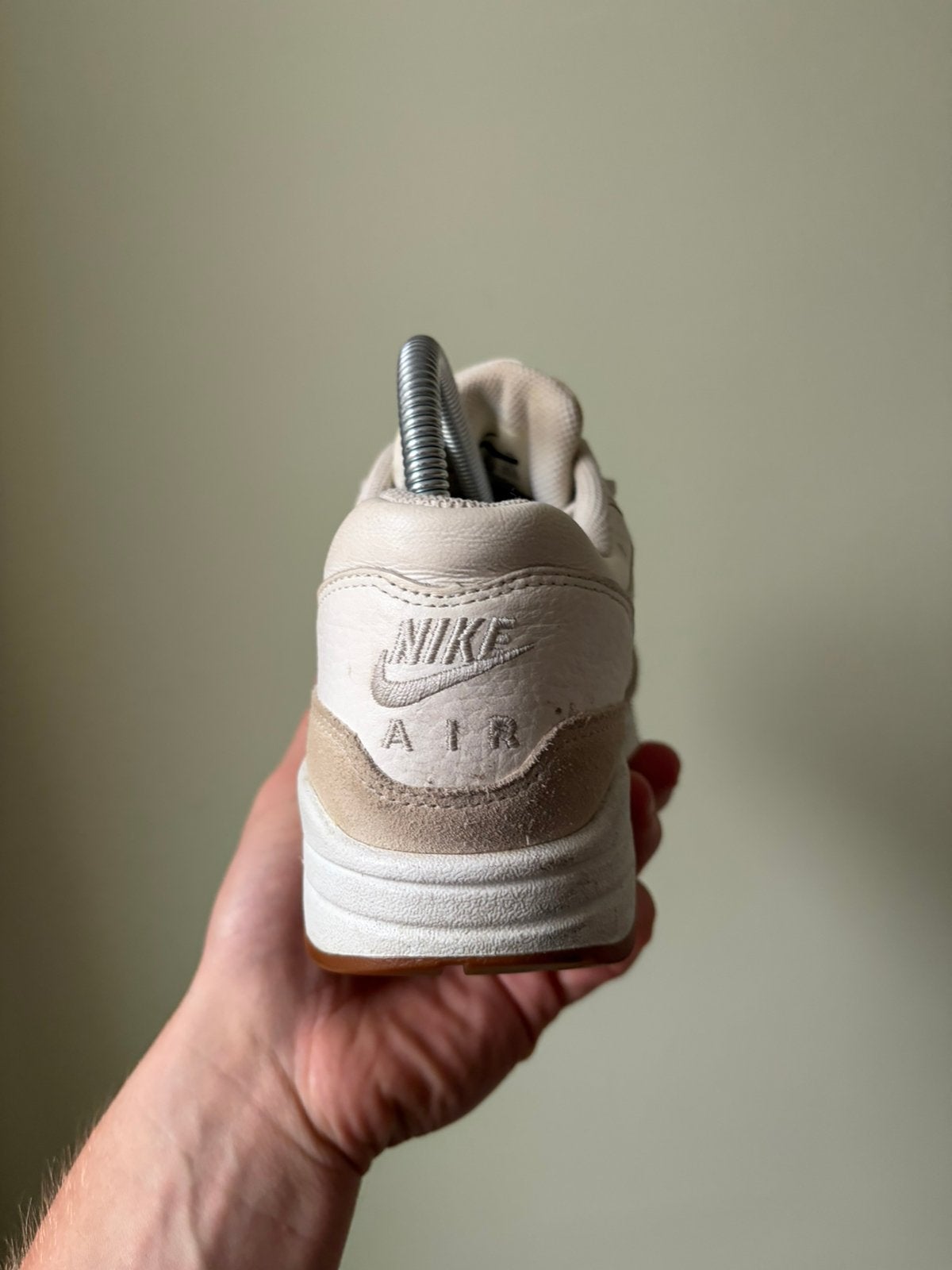Nike Air Max 1 Jewel Summit White / 38,5, Wit, Ophalen of Verzenden, Sneakers of Gympen, Zo goed als nieuw