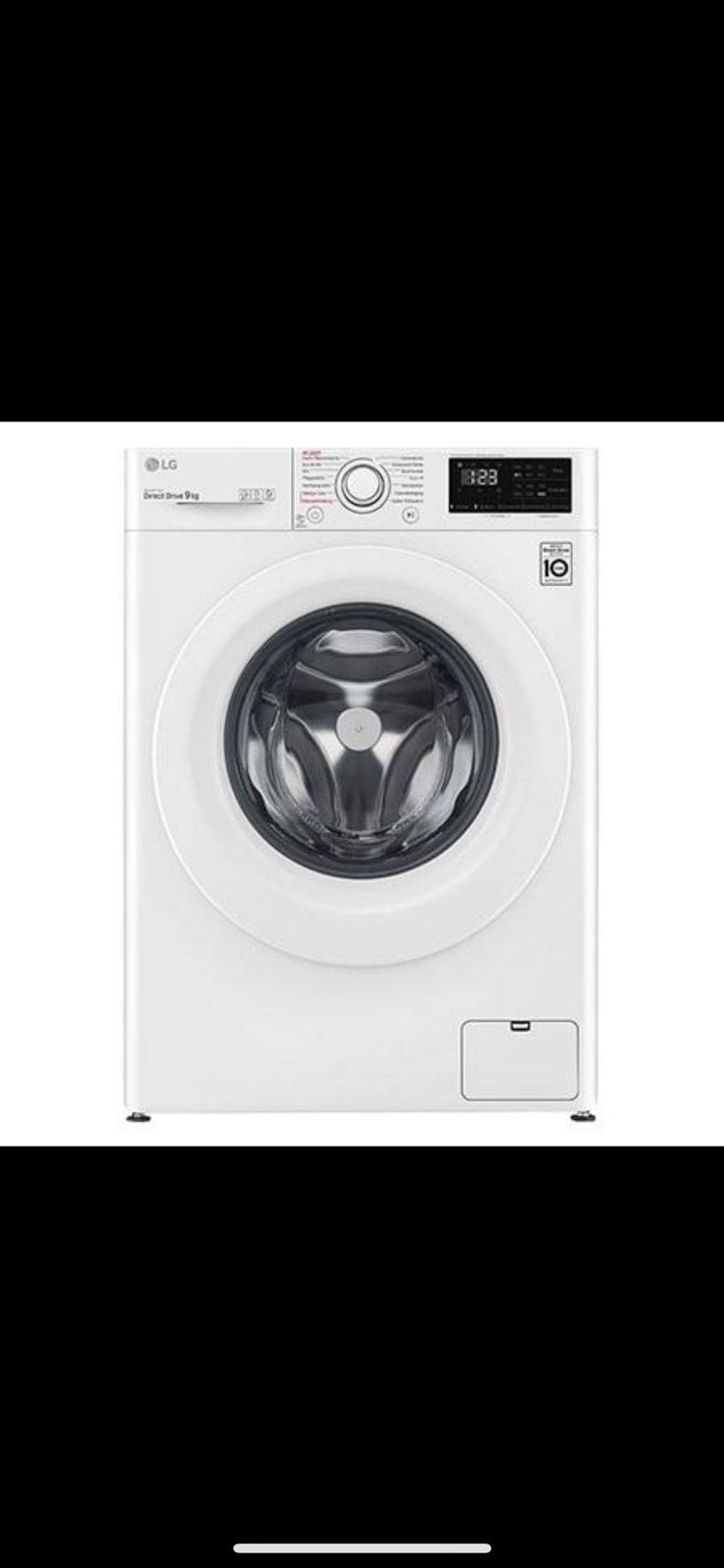 LG wasmachine 9 kg – 1400 tpm – nieuw deurrubber erbij, Witgoed en Apparatuur, Ophalen, Zo goed als nieuw, 1200 tot 1600 toeren