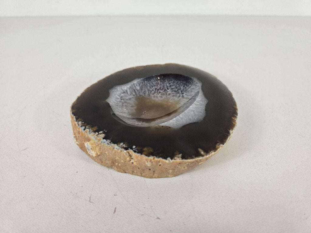 Agaat geode schaal, Zuid-Amerika, eind 20e eeuw, Ophalen of Verzenden, Mineraal