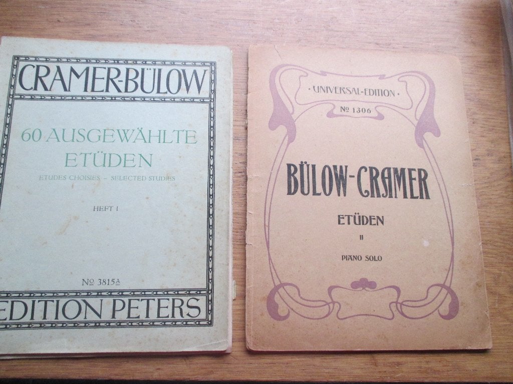 Cramer-bülow -- 60 ausgewählte etüden 1 + 2 - piano, Muziek en Instrumenten, Bladmuziek, Gebruikt, Klassiek, Ophalen of Verzenden