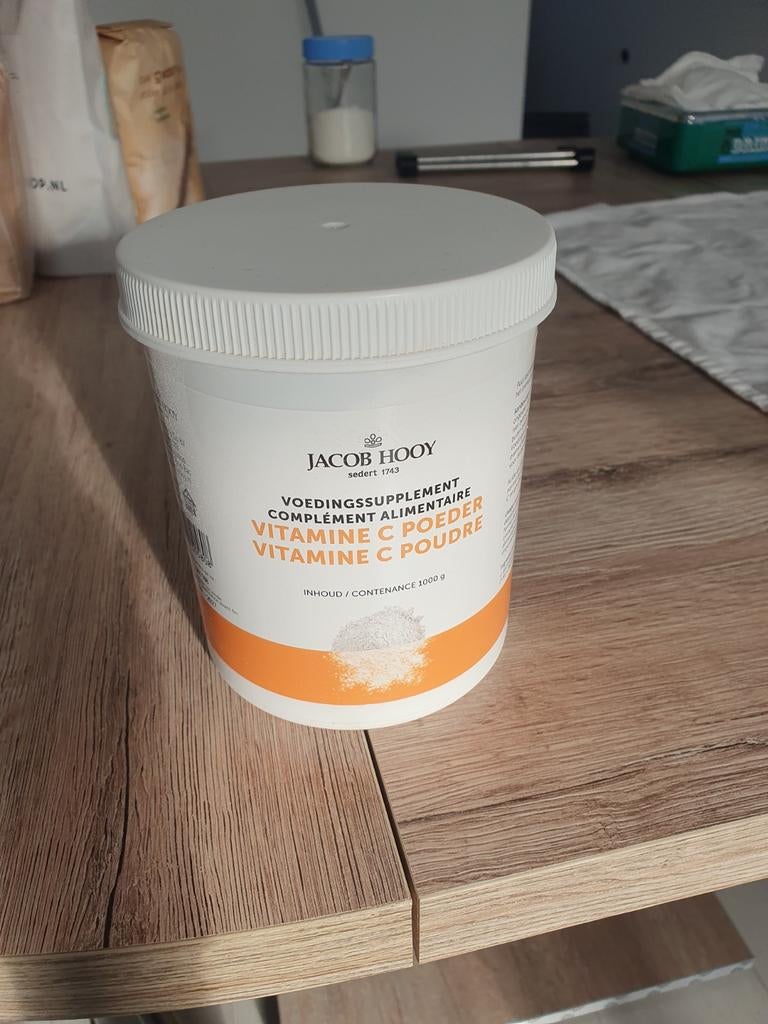 Vitamine c poeder 1 k.g., Ophalen of Verzenden, Nieuw, Poeder of Drank