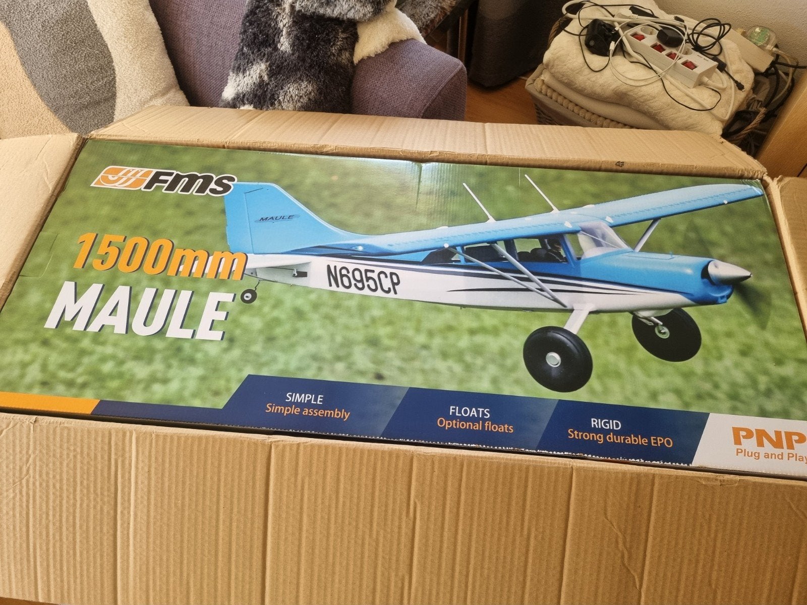 Nieuwe Fms Maule incl floats Pnp Nieuw in orginele Verpakkin, Hobby en Vrije tijd, Modelbouw | Radiografisch | Vliegtuigen, Ophalen of Verzenden