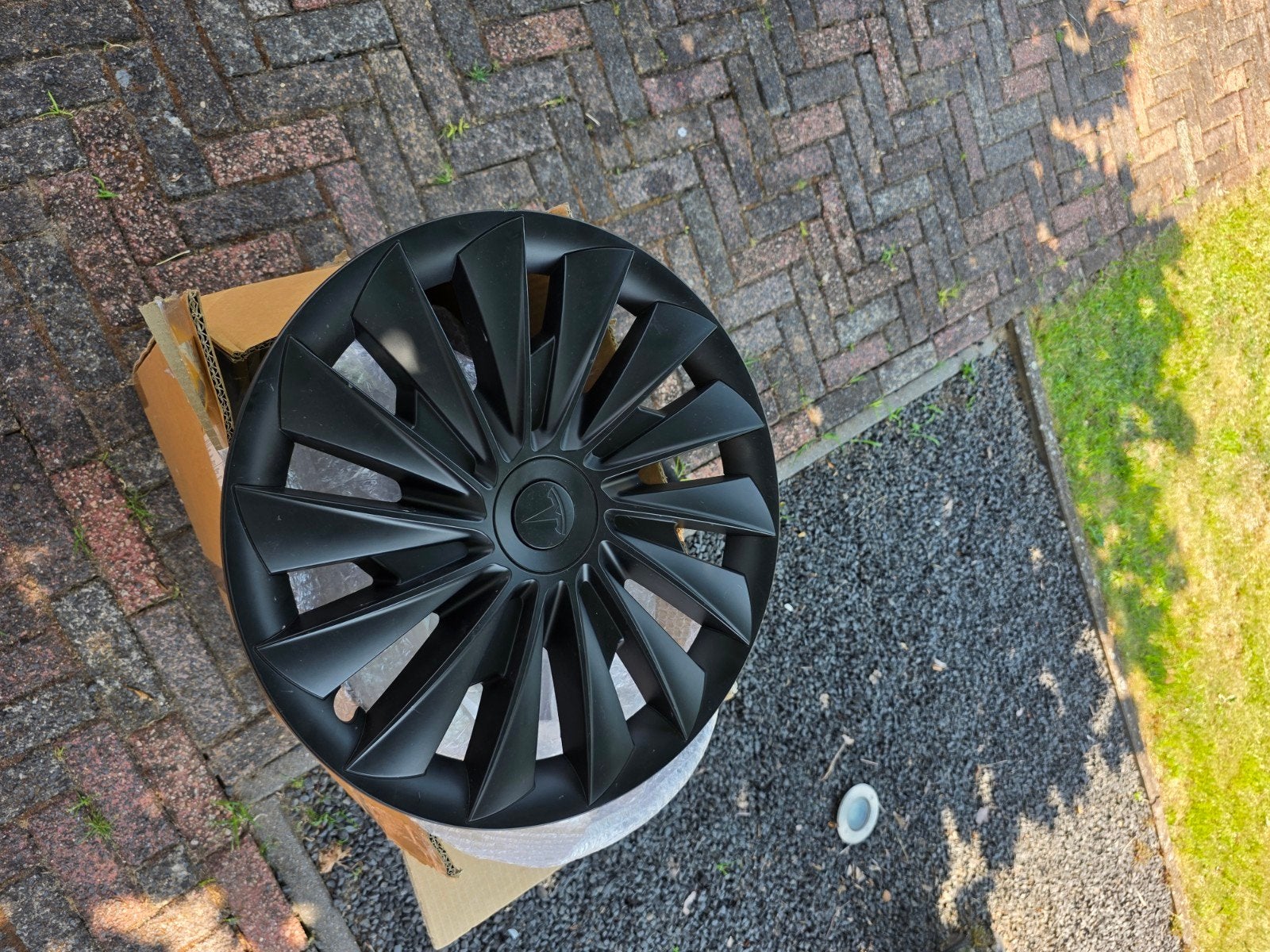 Tesla Velgen - goed als nieuw (zwart) 50cm, Auto diversen, Wieldoppen, Ophalen of Verzenden, Zo goed als nieuw