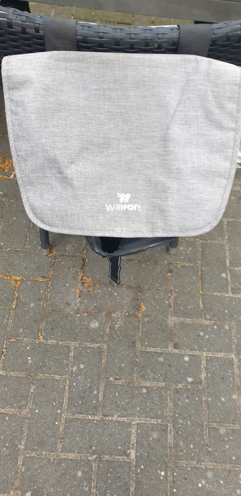 Walfort Fietstas - dubbele Tas, Grijs/Zwart, Ophalen of Verzenden, Gebruikt, Walfort