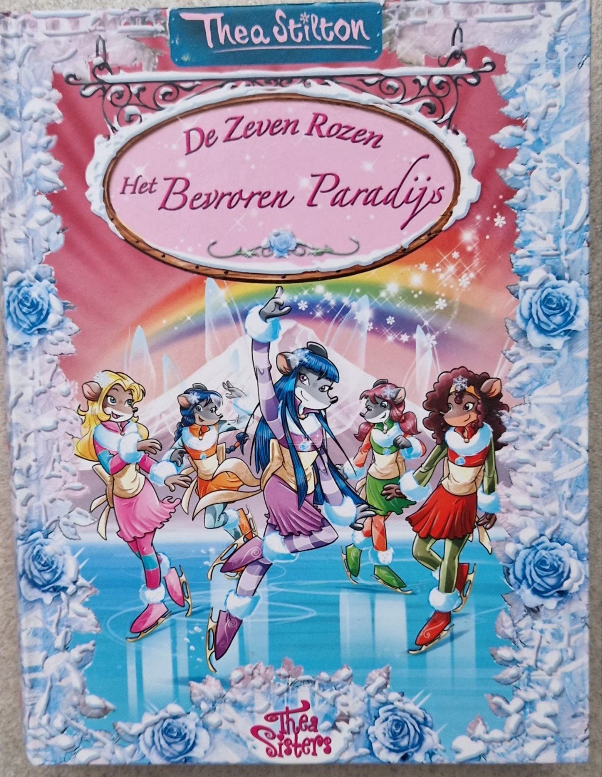Thea Stilton - De Zeven Rozen: Het Bevroren Paradijs, Ophalen of Verzenden, Zo goed als nieuw, Thea Stilton