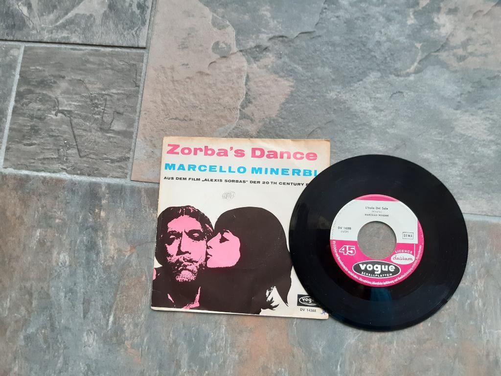 Marcello Minerbi : Zorba"s Dance/LÍsola Del sole, Ophalen of Verzenden, Zo goed als nieuw, Pop