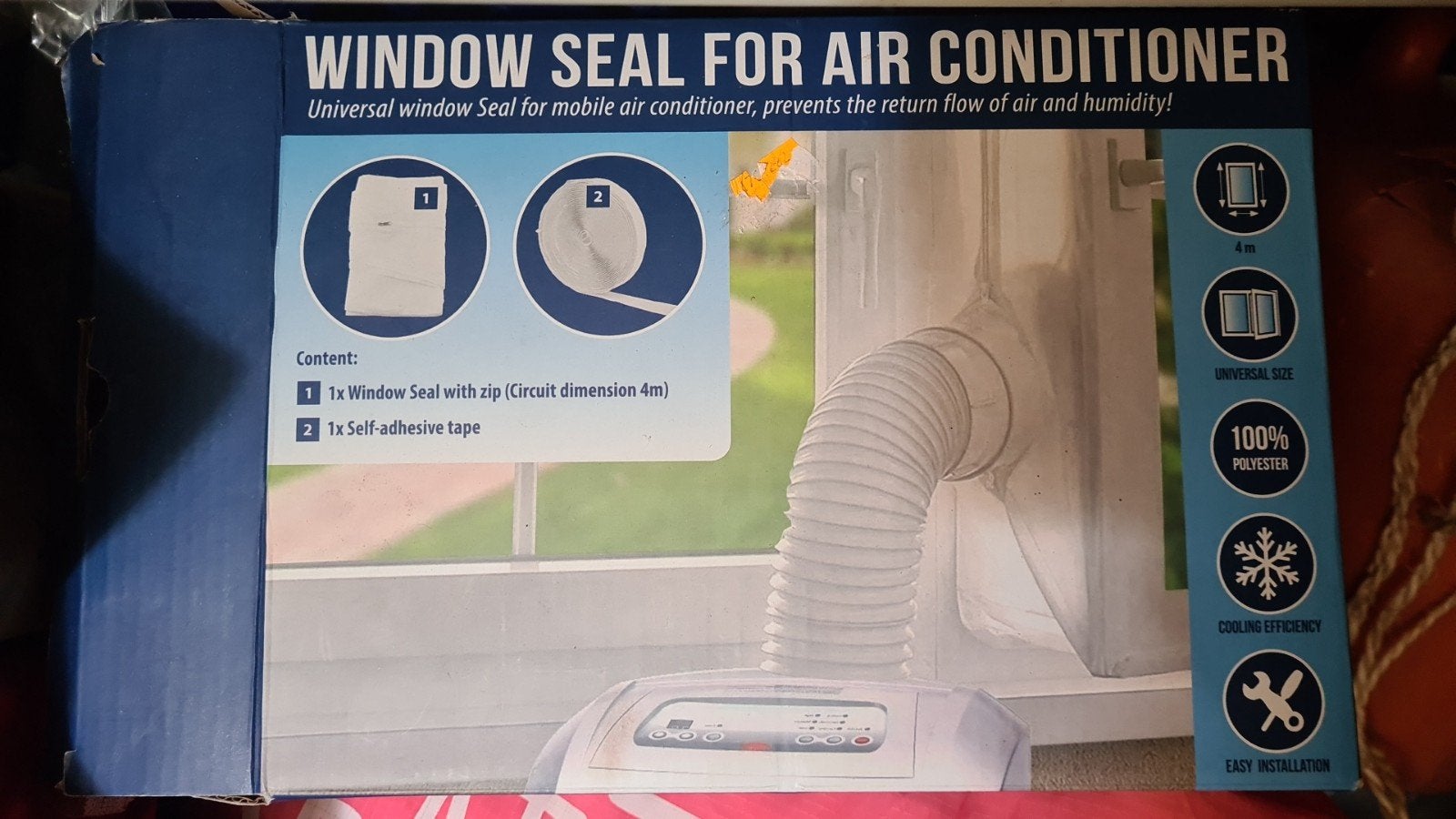 Nieuw voor raam airco, Witgoed en Apparatuur, Airco's, Ophalen of Verzenden, Nieuw, Mobiele airco, 3 snelheden of meer