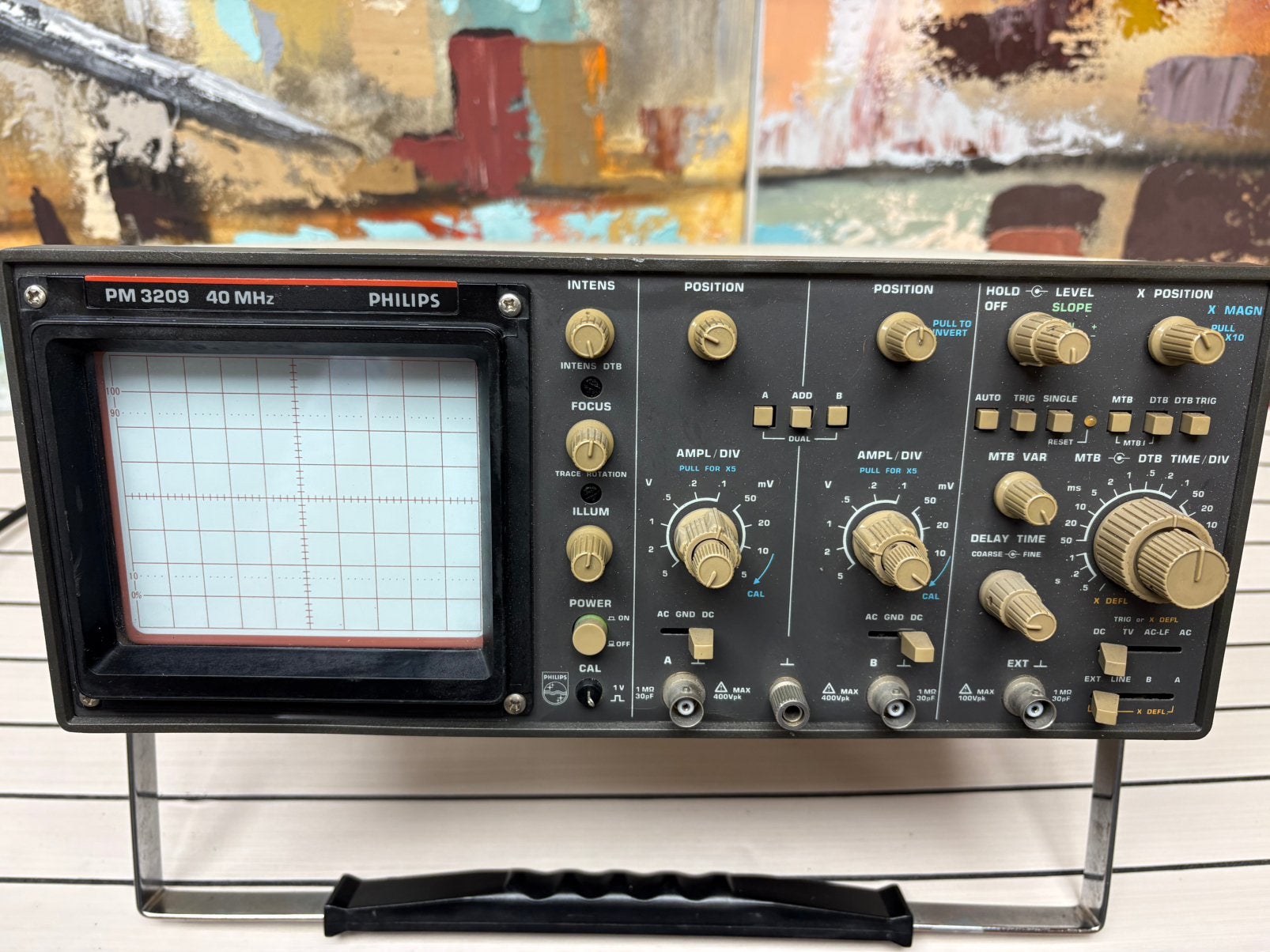 Philips PM 3209 oscilloscope., Ophalen of Verzenden, Zo goed als nieuw