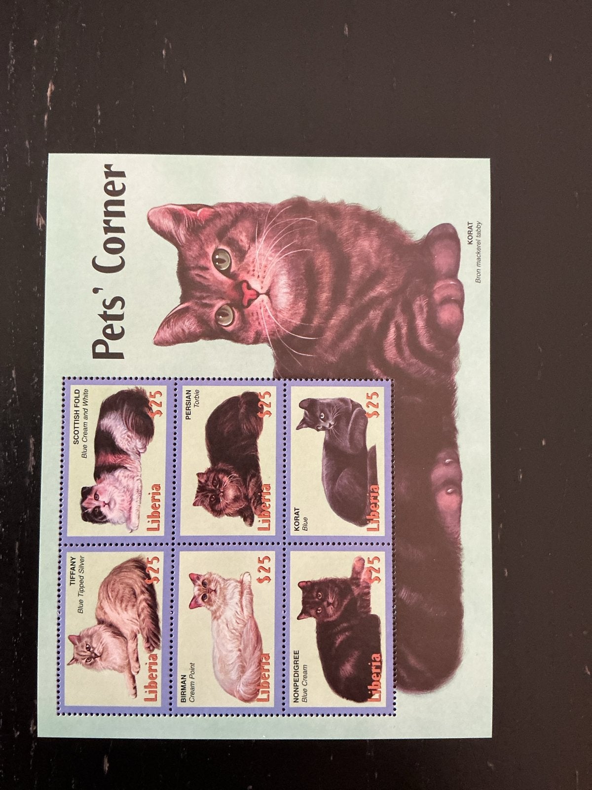 Liberia Postzegels Katten 'Pets' Corner' - Gestempeld, Ophalen of Verzenden, Gestempeld, Dier of Natuur