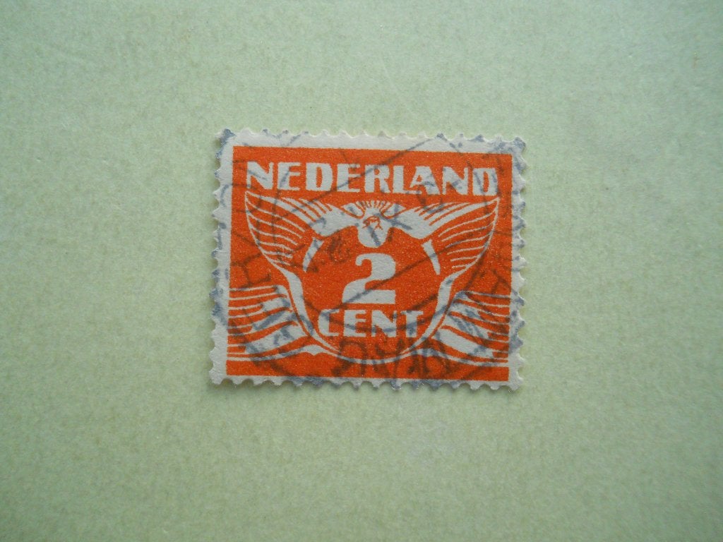 Nederland 1924/25 Vliegende duif gest. .dam Magazijn Gerzon, Ophalen of Verzenden, T/m 1940, Gestempeld