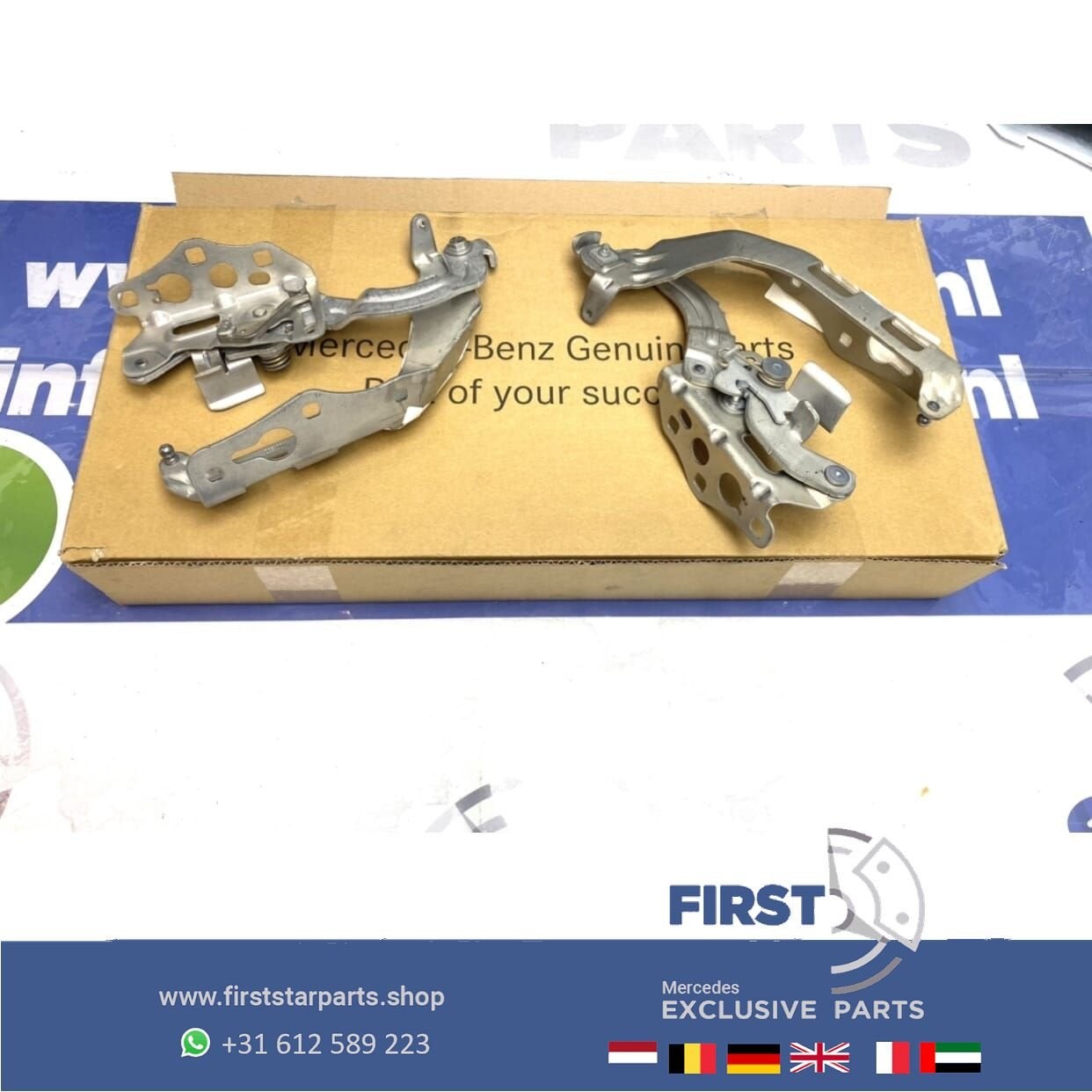 W205 MOTORKAP SCHARNIER SET C KLASSE Origineel Mercedes 2014