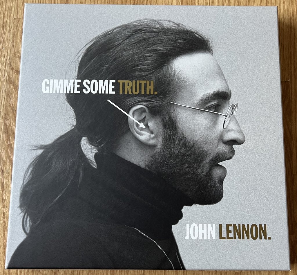 LP-box John Lennon - Gimme Some Truth, Ophalen of Verzenden, Zo goed als nieuw, 12 inch
