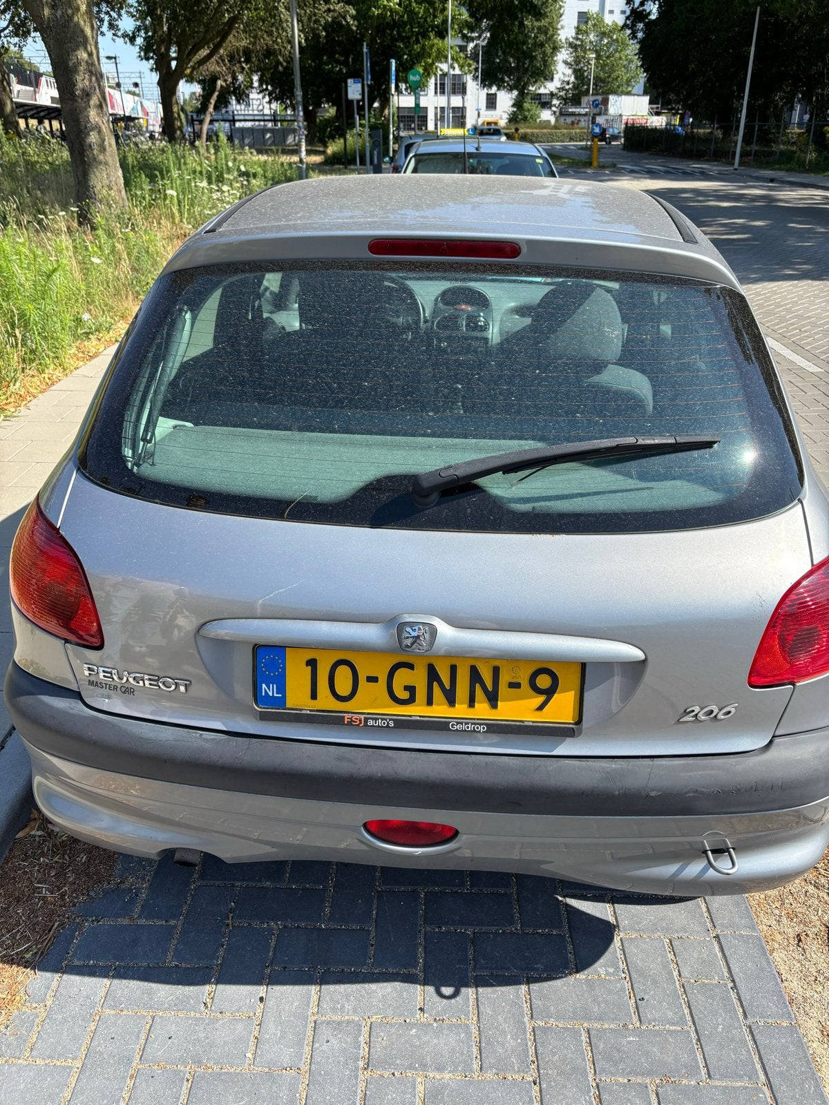 Peugeot 206 2001 Grijs, Auto's, Peugeot, 31 €/maand, 960 kg, Particulier, 485 kg