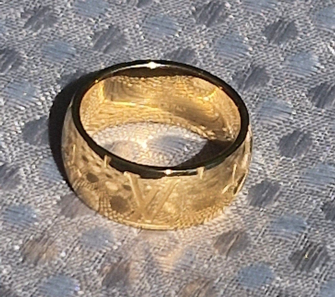 Ring Louis Vuitton, Ophalen of Verzenden, Zo goed als nieuw, 17 tot 18, Dame