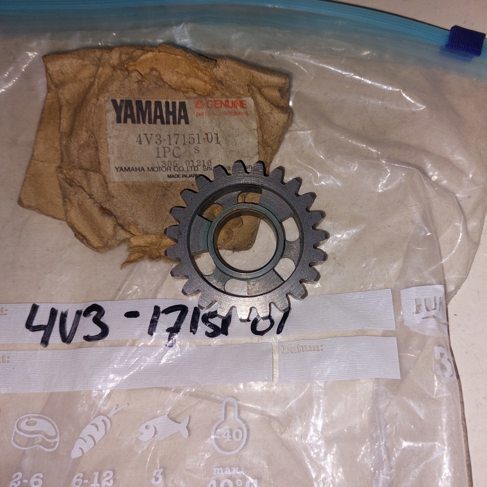Tandwiel Yamaha YZ250 1980-1981, Ophalen, Cmx, Cmx, Cmx